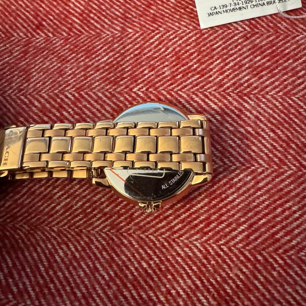 Coach 14503598 Arden Stainless Steel Rose Gold Tone Bracelet Women's Watch - Picture 7 of 7